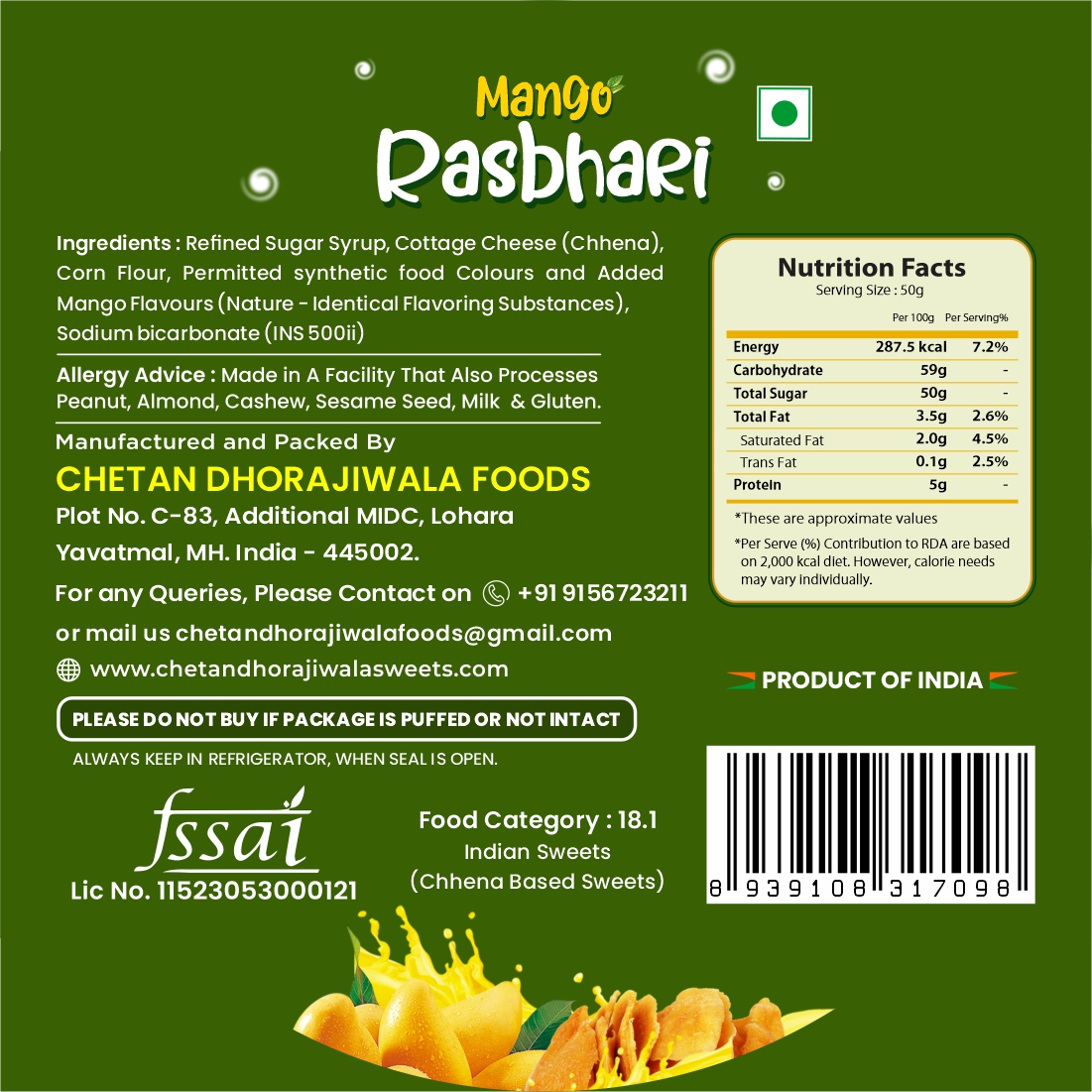 MANGO RASBHARI Alternate